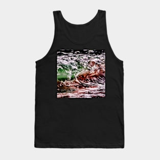 Colourful Ocean Waves Tank Top